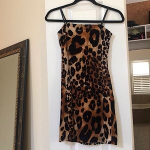 Leopard short dress